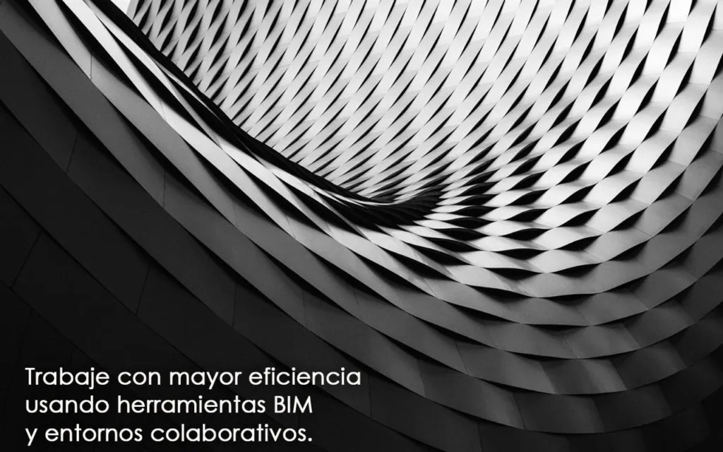 Architectural structure with curved lines